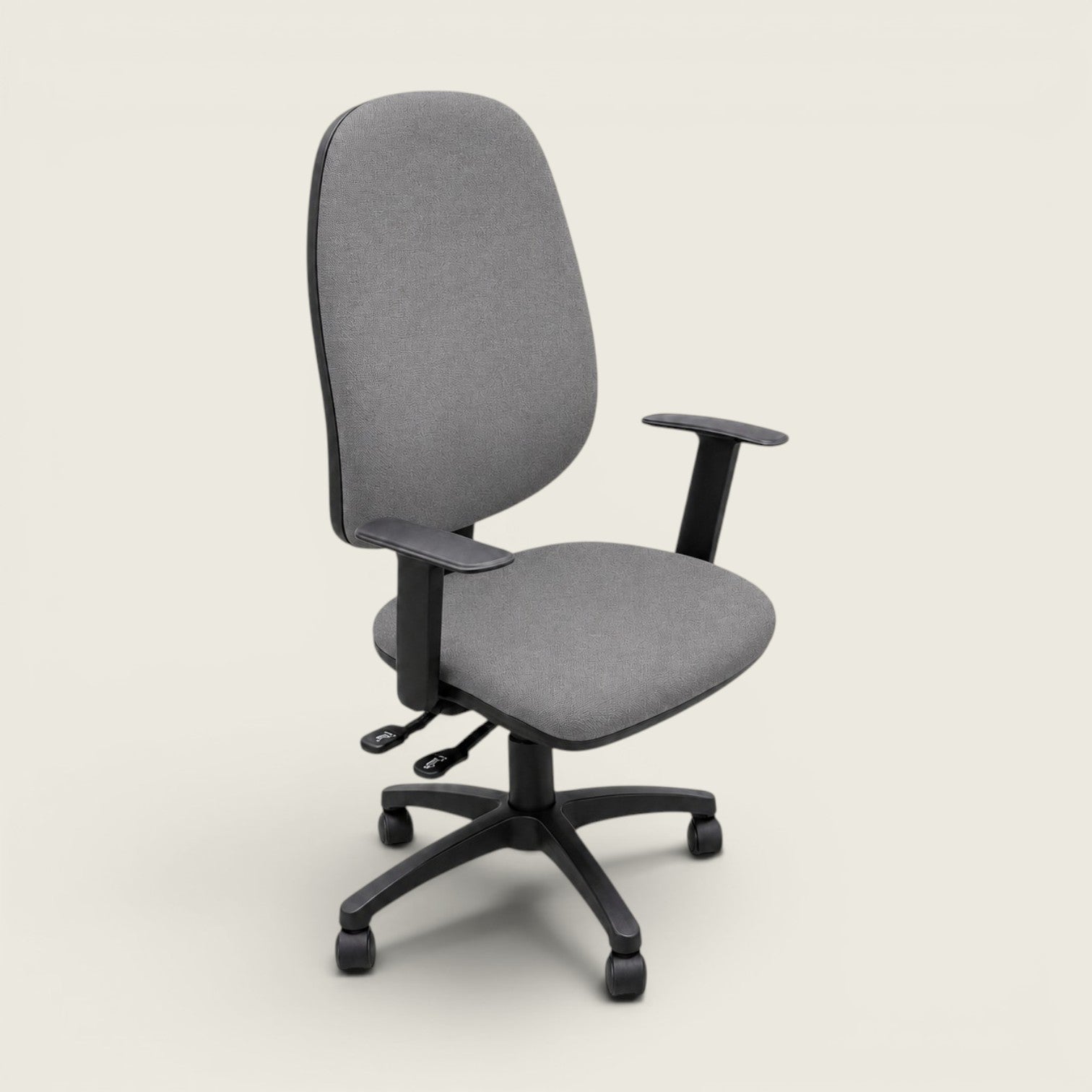 Versprechen: Zielen Sie zwei Sitzoter -Sofa in orangefarbenem Stoff - renoviert