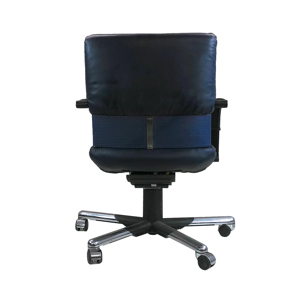 Vitra: Imago Bellini Executive Swivel Chair In Purple Leather - Refurbished