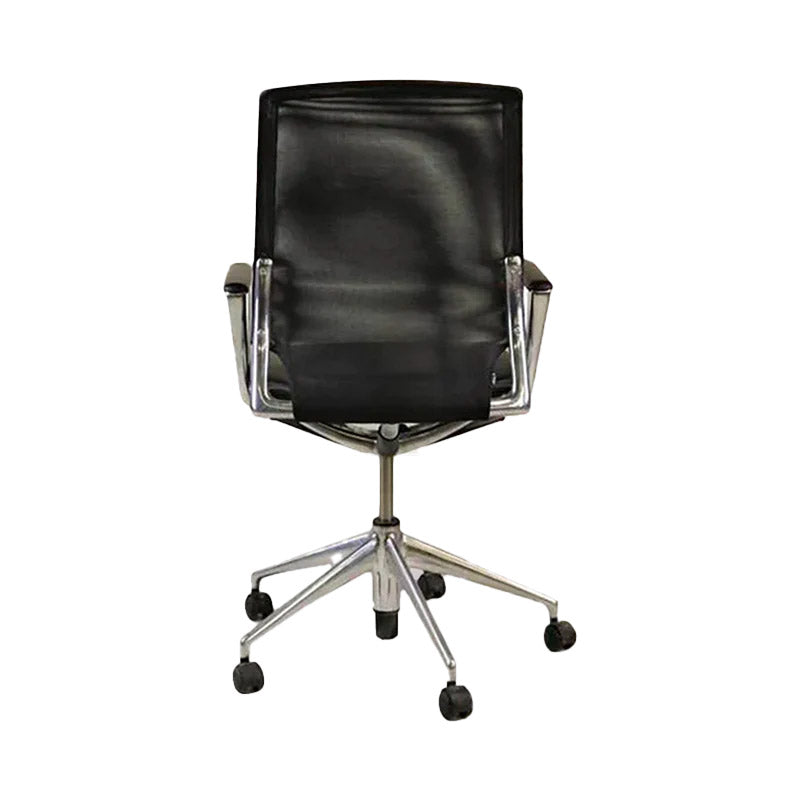 Vitra meda task chair full leather aluminium frame sale