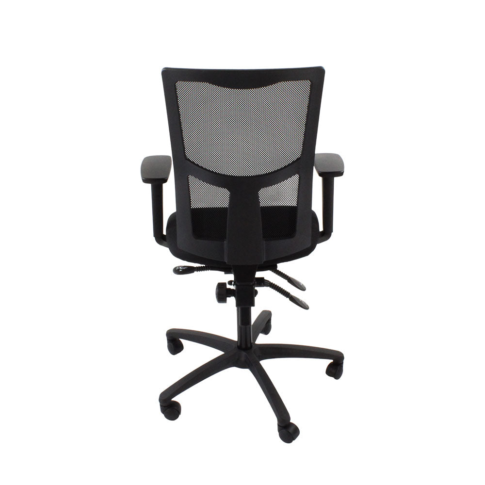 TOC: Ergo 2 bureaustoel in zwarte stof - gerenoveerd