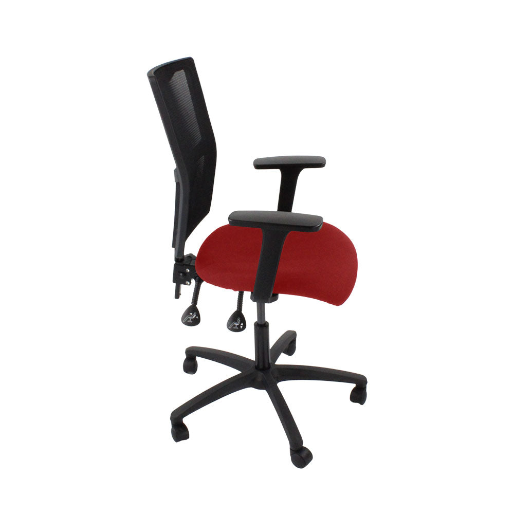 TOC: Ergo 2 Task Chair in Red Fabric - Refurbished