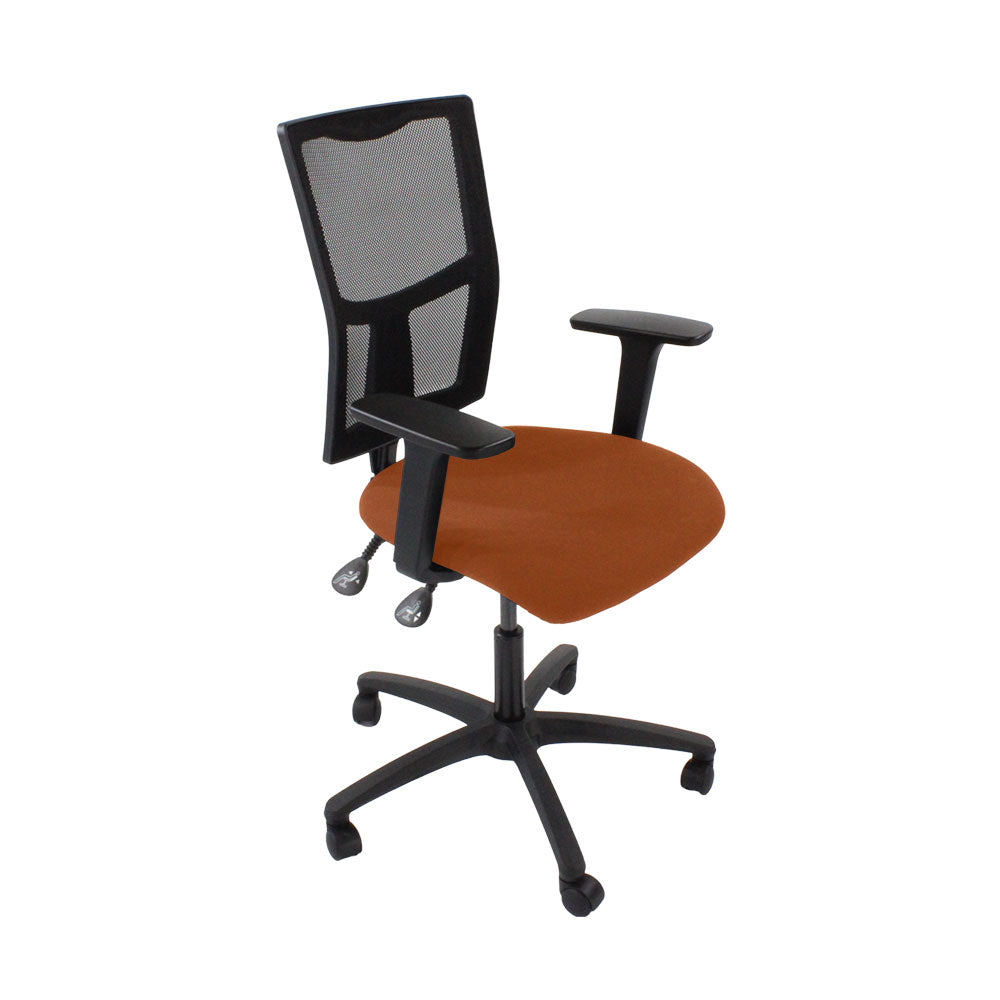 TOC: Ergo 2 Task Chair in Tan Leather - Refurbished