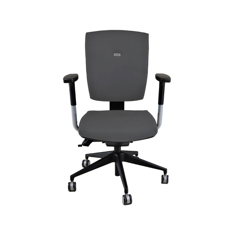 Senator : Chaise de travail Sprint en tissu gris - Remis à neuf