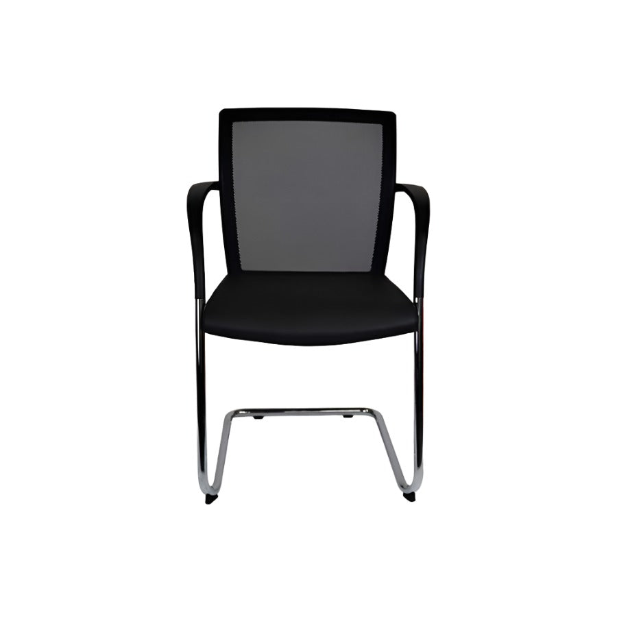 Konig + Neurath: Bezoekersstoel met mesh-rugleuning - Gerenoveerd